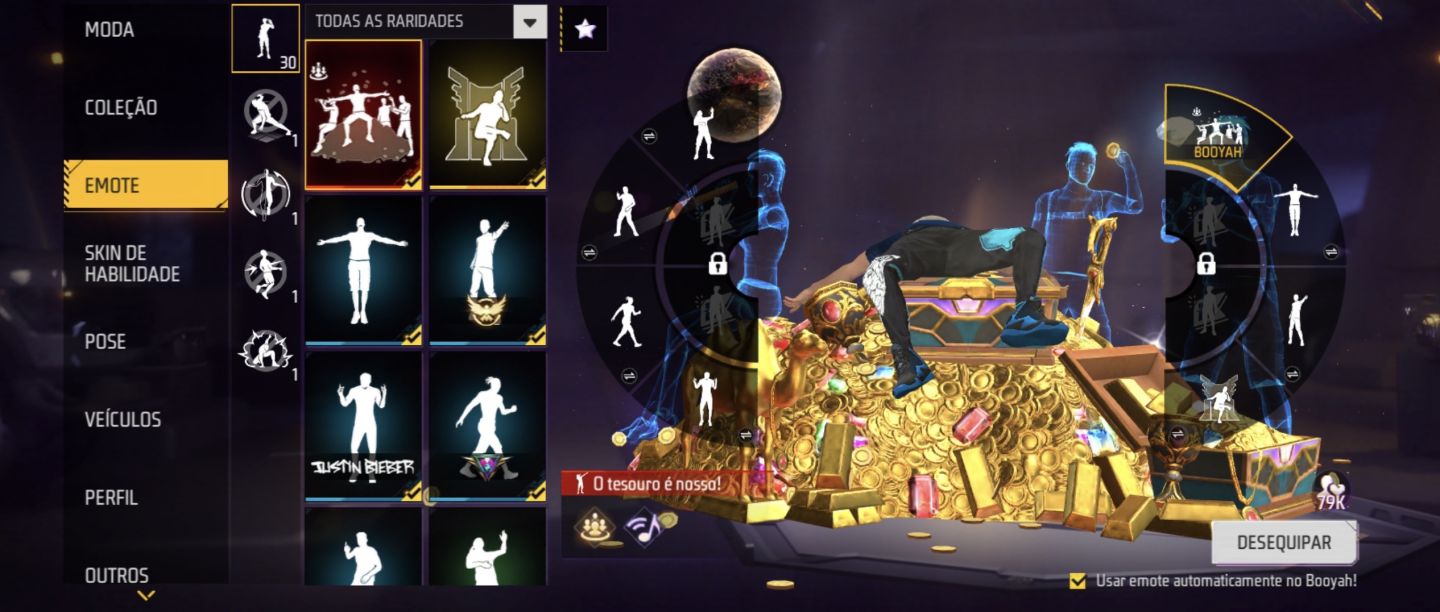 CONTA FREE FIRE COM 26 evolutivas e muitos itens raros!!!