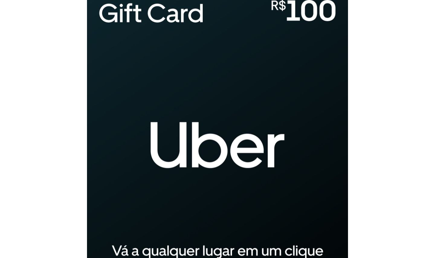 Cartão presente - Gift Card Uber + Entrega rápida!