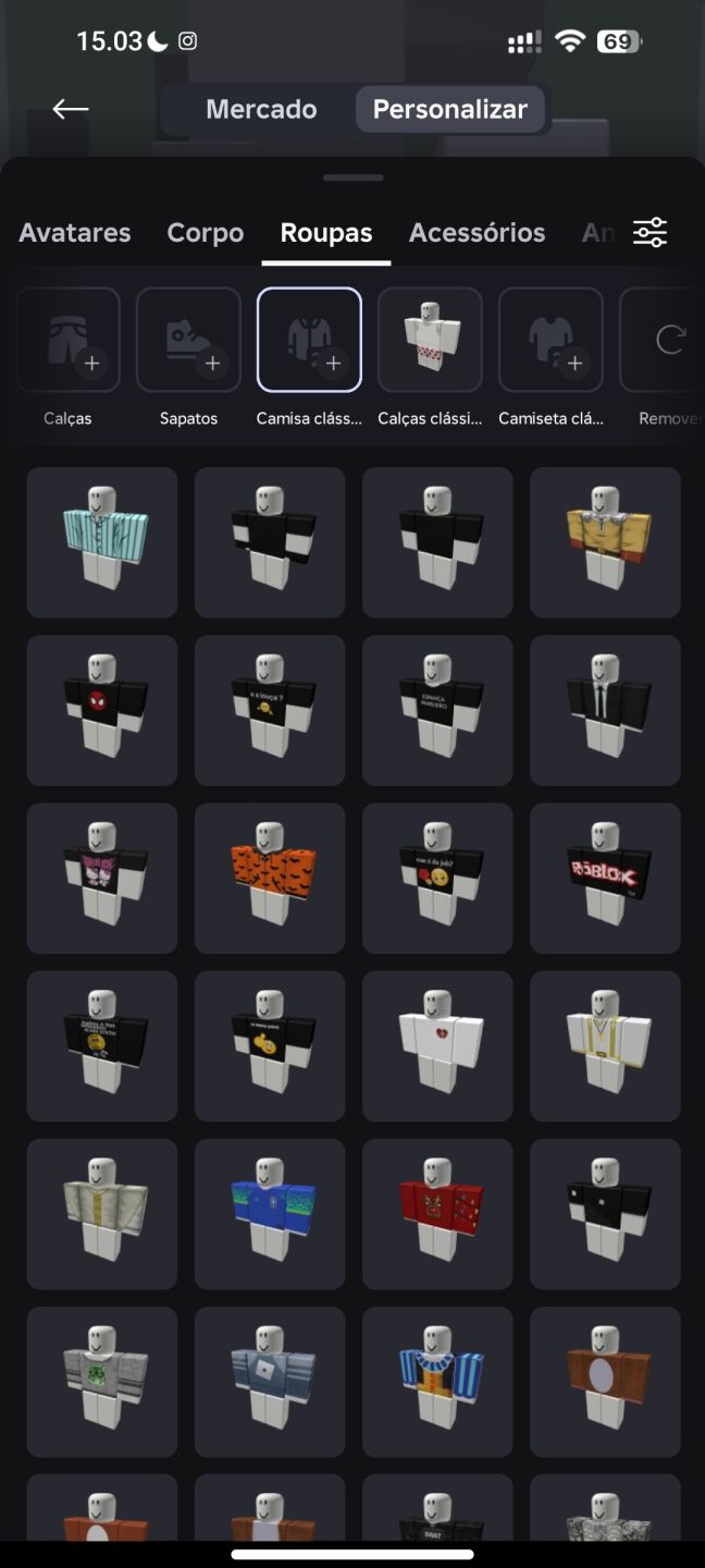 Conta do Roblox