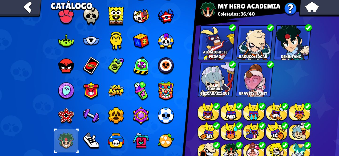 Conta brawl Stars colecionador