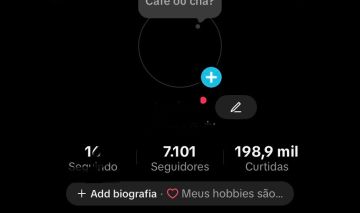 Conta tiktok com 7k de seguidores pra edits!