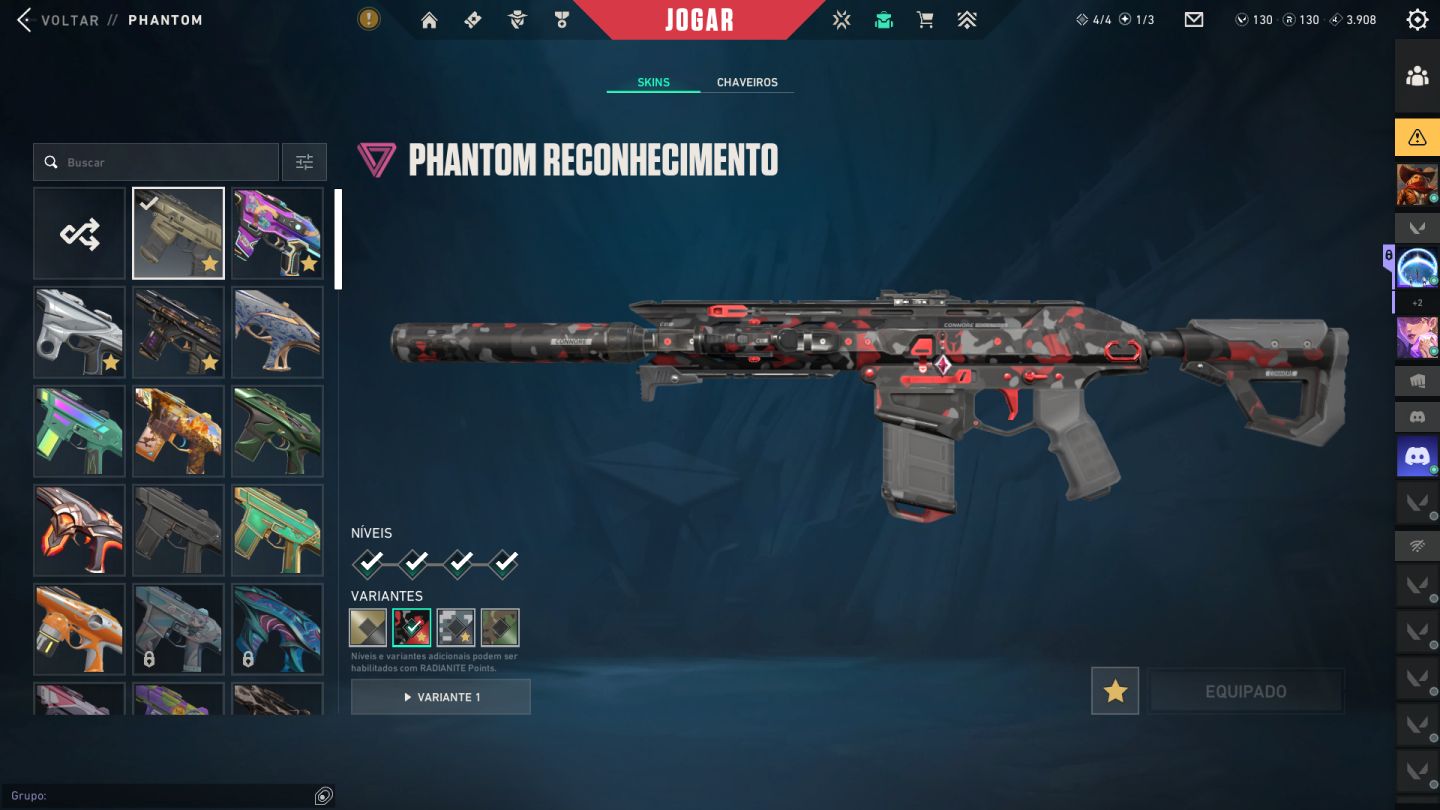 Conta Valorant Beta Ativa (+29 Skins, fora passe)