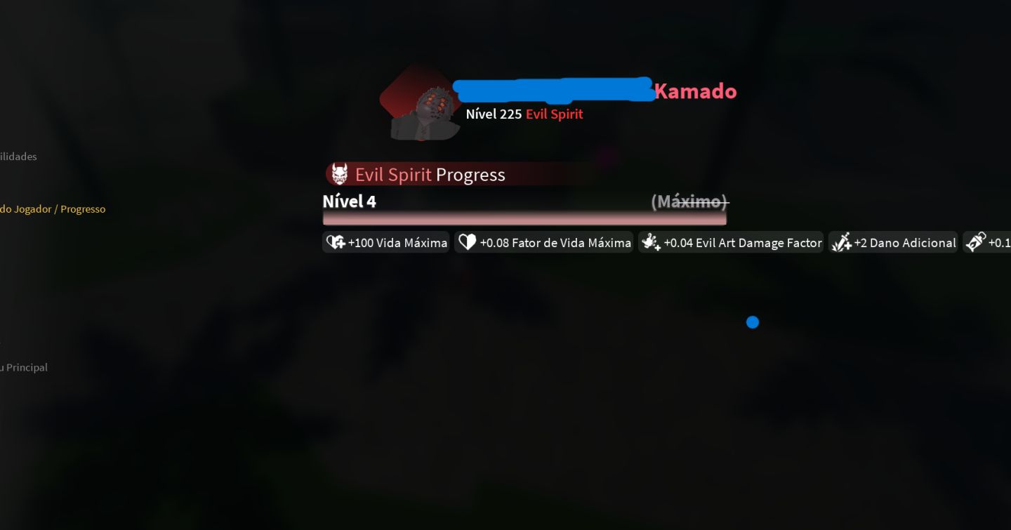 Conta Project Slayers 2 Kamado nível max e boa no GPO