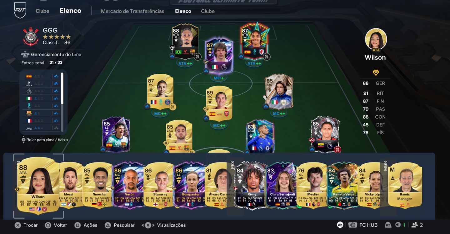 Conta Ea Sports Fc 27 Ultimate Team Pc 800K de Coins Div 3 Time Super Meta
