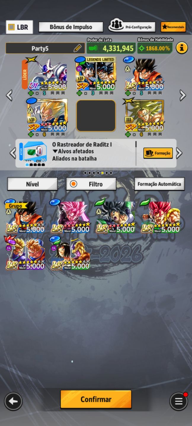 Conta com vários personagens principais!