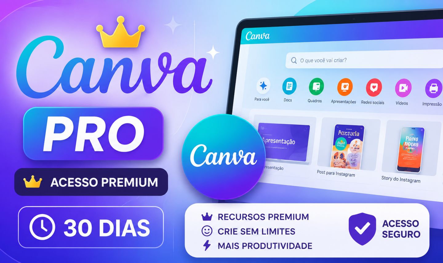 CANVA PRO | ACESSO IMEDIATO | ENTREGA RÁPIDA