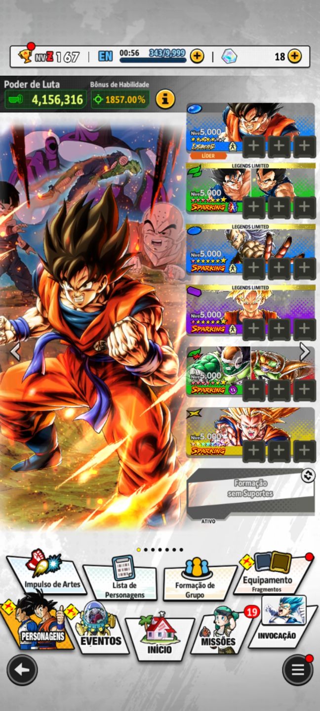 Dragon Ball Legends, Goku novo LEGEND