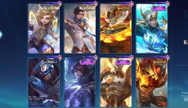 Conta mobile legends 175 skins