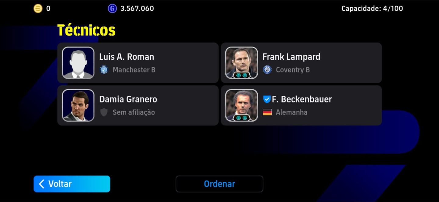 Conta Efootball | Maldini + Gullit | Força Coletiva 3226 | Time Completo