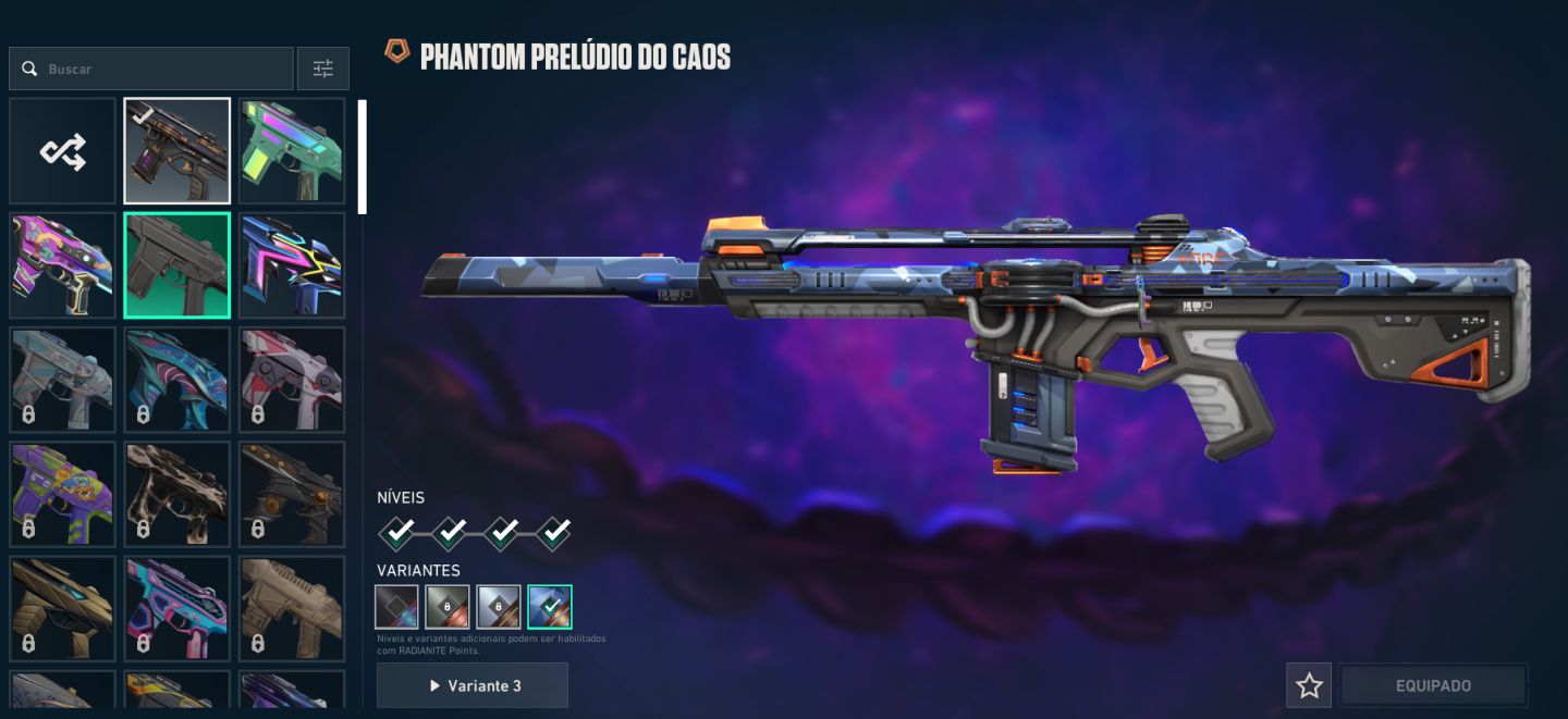 CONTA VALORANT + SKINS