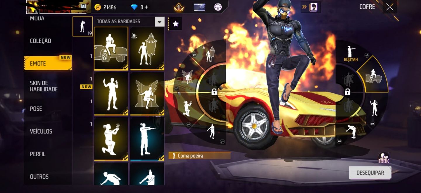 CONTA FREE FIRE NÍVEL 53 | MCLAREN P1 | GATUNO | MUITOS ITENS | ENTREGA RÁPIDA