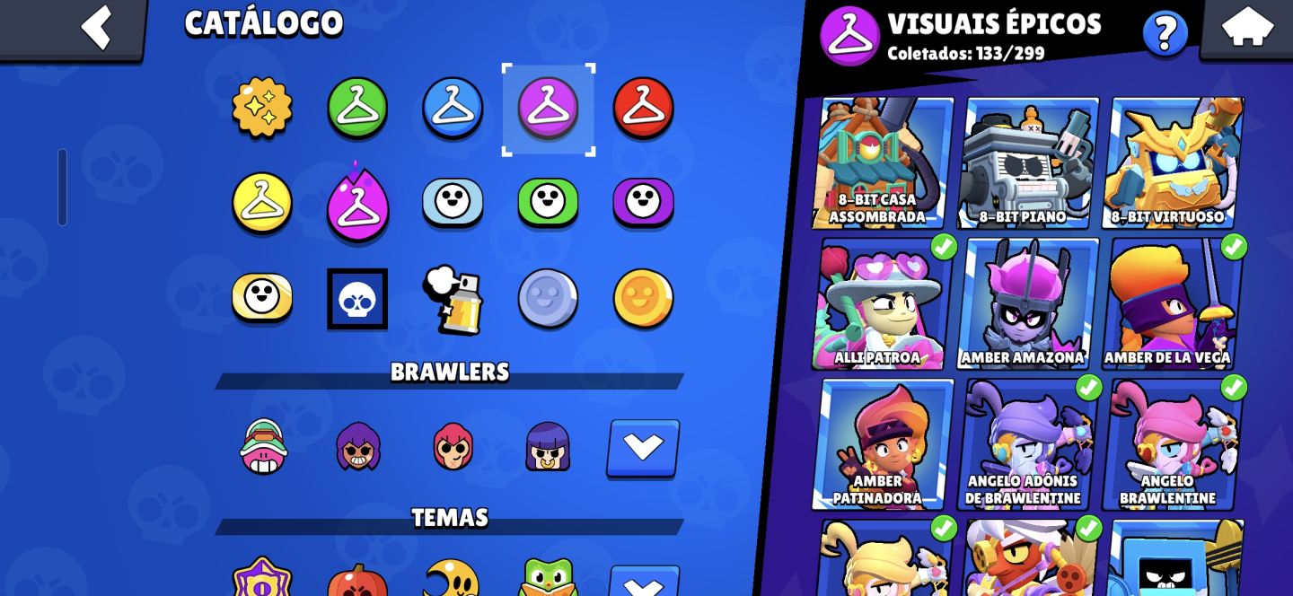 Conta de brawl stars full brawlers, 1x pro pass.