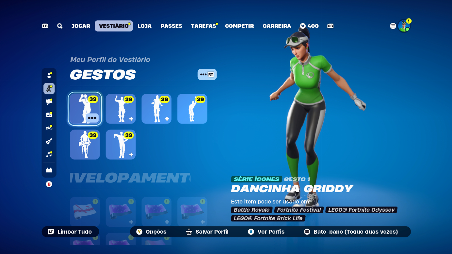 Conta de Fortnite 54 skins REAÇÃO