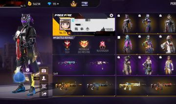 CONTA FREE FIRE COM UMP 2 DE VELOCIDADE | ANGELICAL AMARELA+PASSES ANTIGO | FF