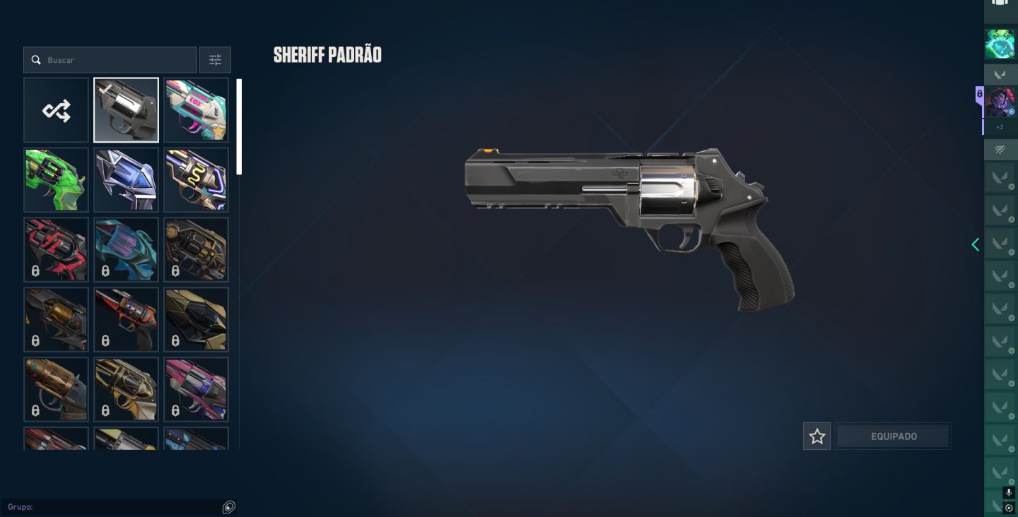 Conta de valorant com varias skins
