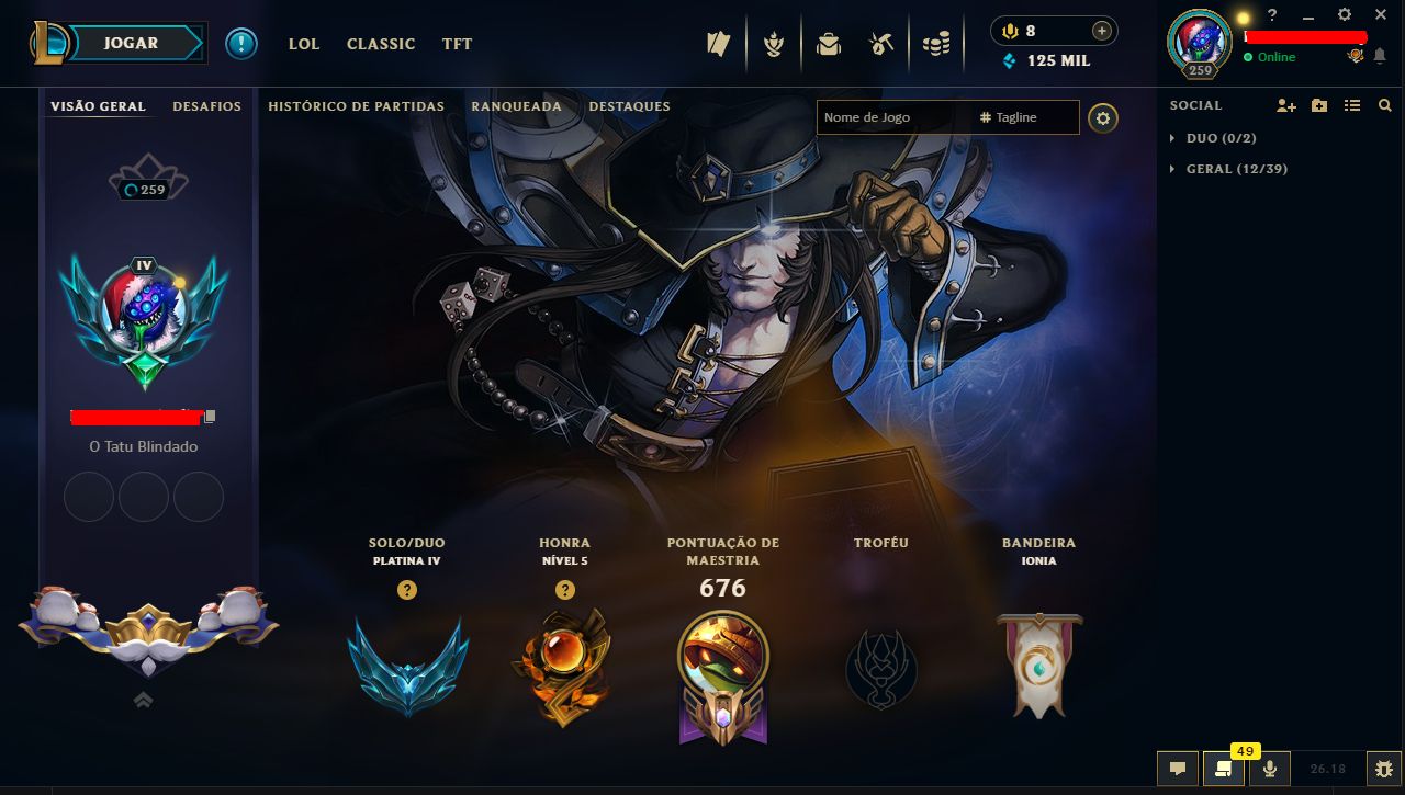 Conta Mono rammus com Rammus rei + Riven campeonato, Jinx fragmentada de arcane