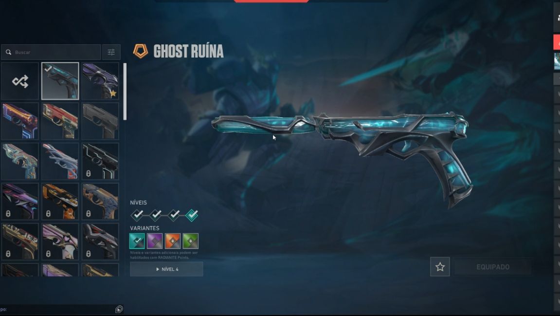 Conta Valorant com skins prestigiadas e conta antiga