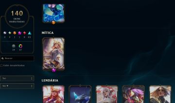 FULL ACESSO - 140 SKINS - LEVEL 244 - ÚNICA DONA - EX MAIN IRELIA - BARATINHA