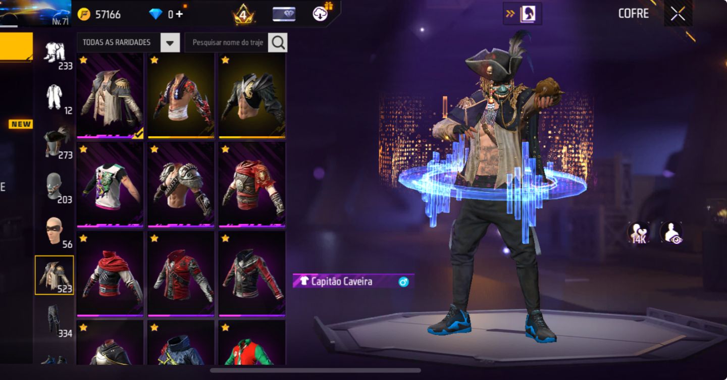CONTA DE FREE FIRE | SUPER GEMADA, 521 PEITA | FULL ATT, PASSE ANTIGO | PROMOÇÃO