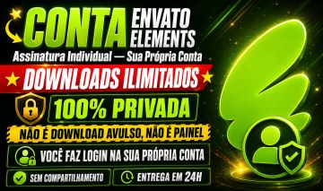 Envato Elements Premium PRIVADO 1 MÊS