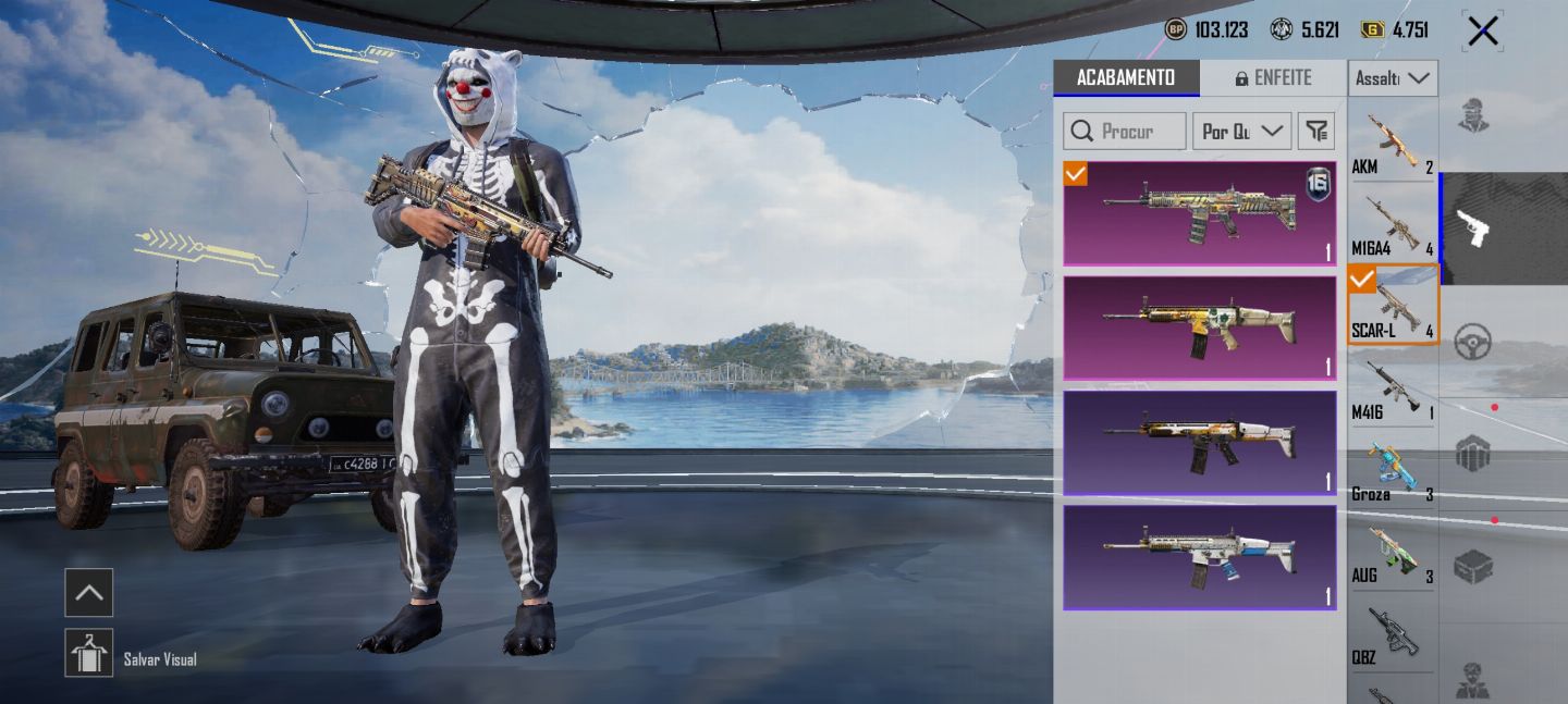 Conta pubg mobile com skin raras