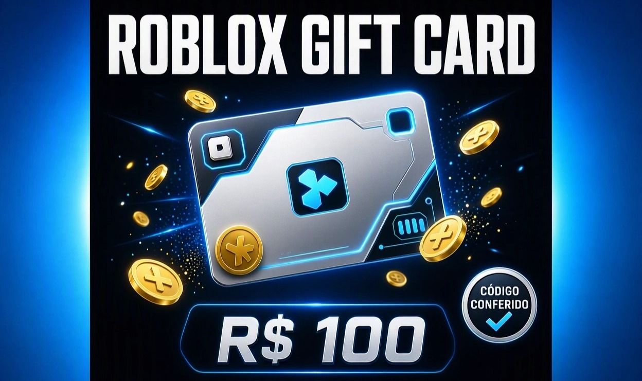 Gift Card Roblox R$100 Por R$85, Melhores Preços!!