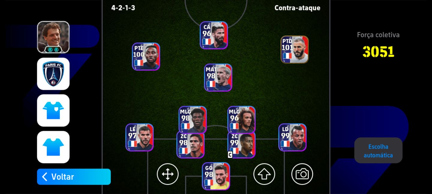 Super conta de colecionador efootball
