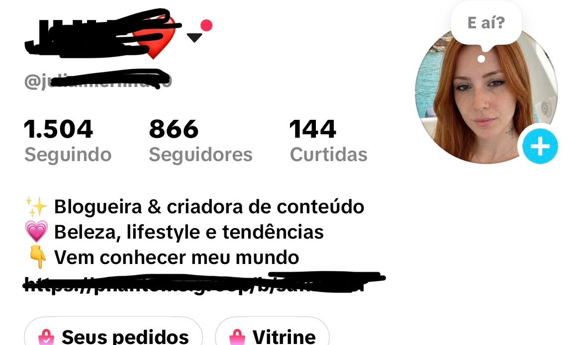CONTA DE TIK TOK COM +850 SEGUIDORES BRASILEIROS REAIS | SEM TIK TOK SHOP
