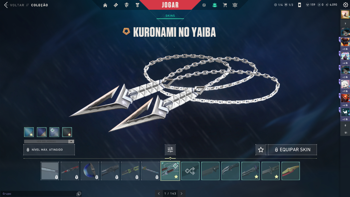 Conta de valorant dima 1 com primordium e leque raro