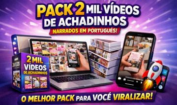 PACK 2000 MIL VÍDEOS NARRADOS EM PORTUGUÊS SHOPEE