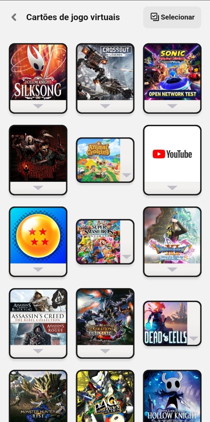 Conta nintendo com Mario Kart 8 e Splatoon 3 e varios outros jogos.