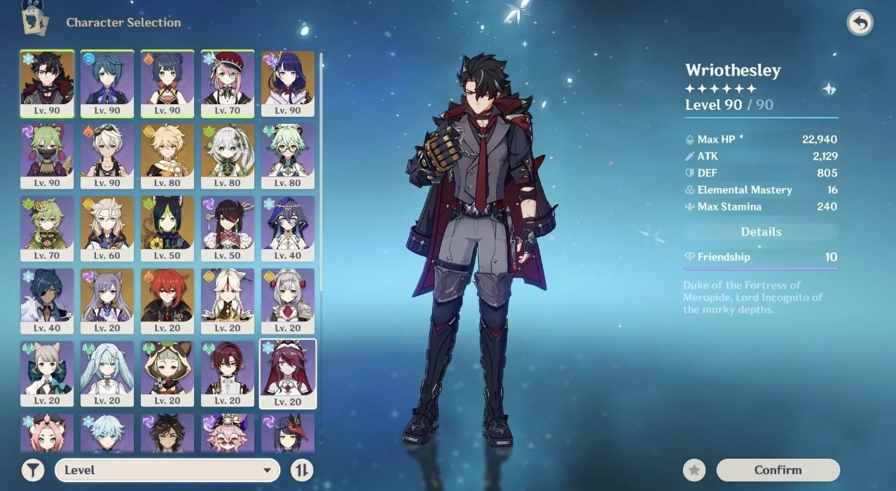 Conta de Genshin x Honkai StarRail DUAS EM UMA