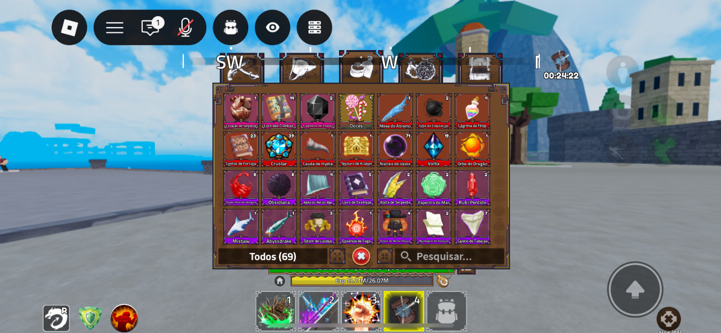 CONTA ROBLOX +30 MIL ROBUX GASTOS | FULL BLOX FRUITS | MUITAS SKINS | R$380