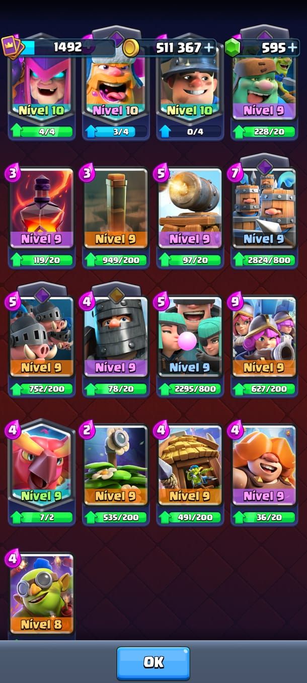 Clash Royale 8 Anos | Conta Endgame | 16 Evoluções | Rei 15 | Arena 26