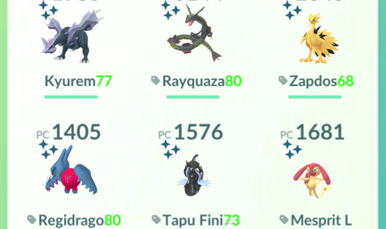 Conta Lvl 59 com Zapdos de Galar, Rayquaza, Eventos Shiny