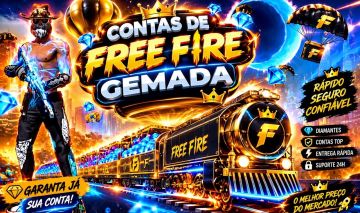CONTA DE FREE FIRE GEMADA E BARATA !!!