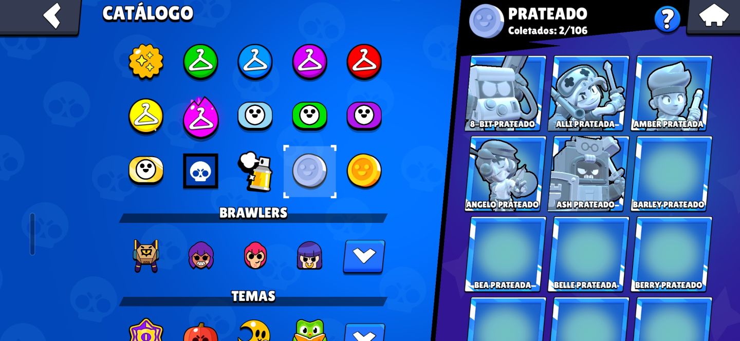 CONTA DE BRAWL STARS COM 3 SKIN RARAS