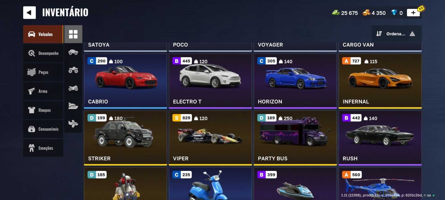 Conta flex city com McLaren,jato, muito antiga (uma das primeiras a ser criado)