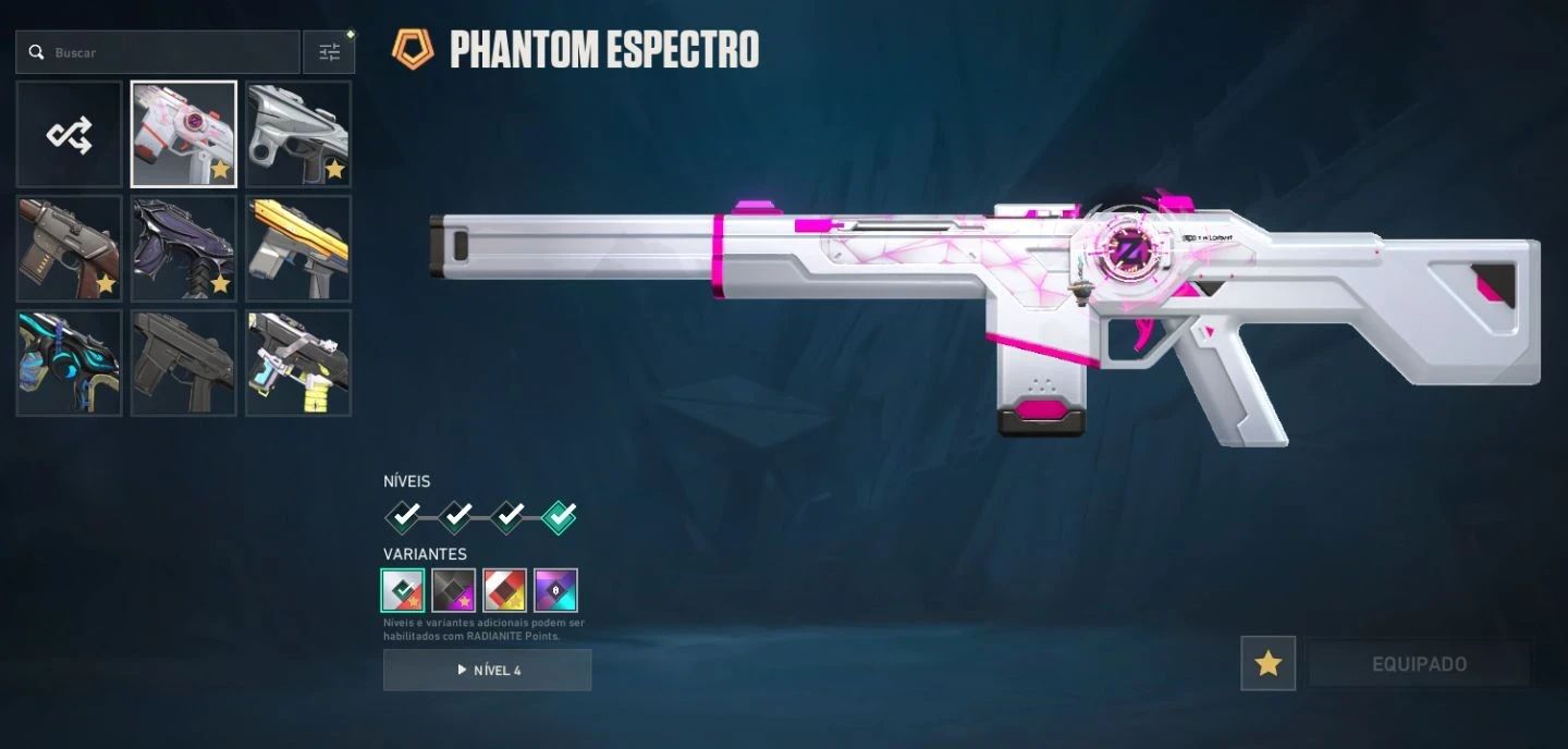 Conta Valorant com Skins - Lvl 82 - + de Mil Reais Gastos - Pacote Champions 26