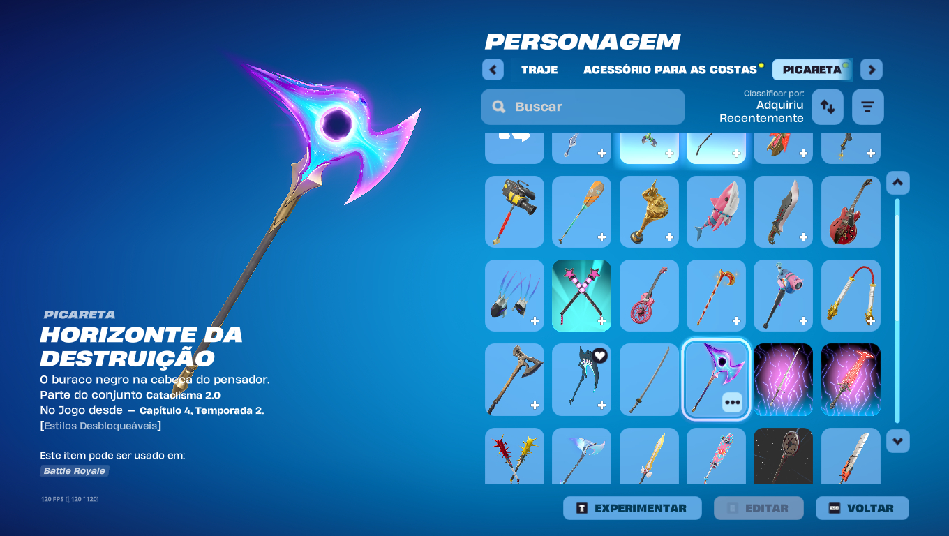 Conta fortnite skins de loja passa temporada 5negociavel preço