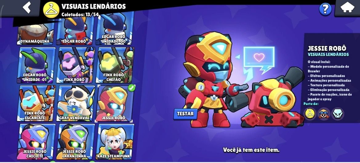 Conta de braw star super upada