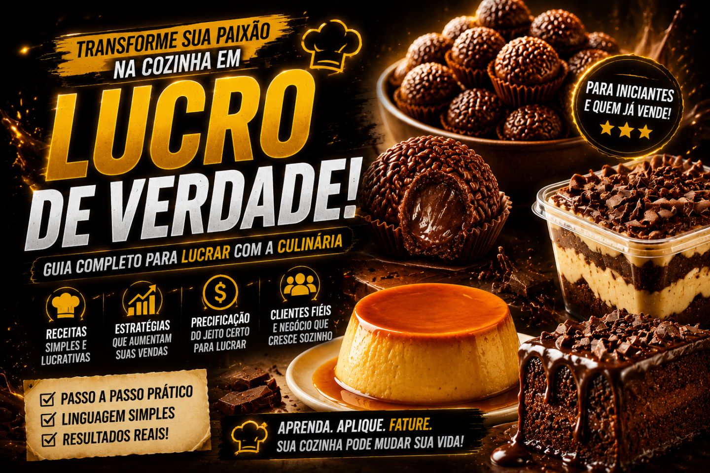 COMO LUCRAR COM A CULINÁRIA TRANSFORME sEU TALENTO EM UM NEGÓCIO RENTÁVEL