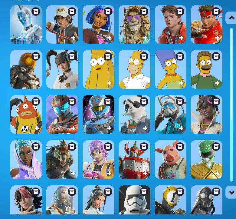 CONTA FORTNITE PROMOÇÃO +90 SKINS + RENEGADE RAIDER.