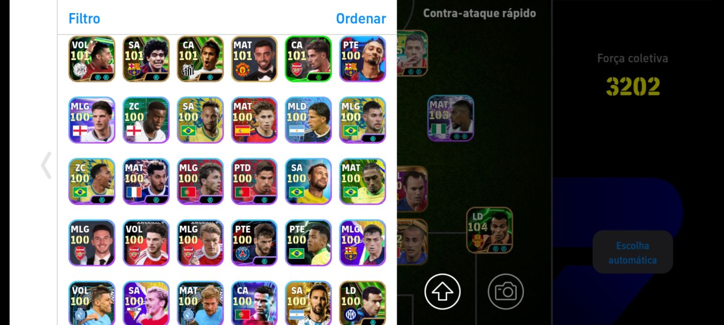 CONTA EFOOTBALL TOP RELÍQUIA NO PRECINHO