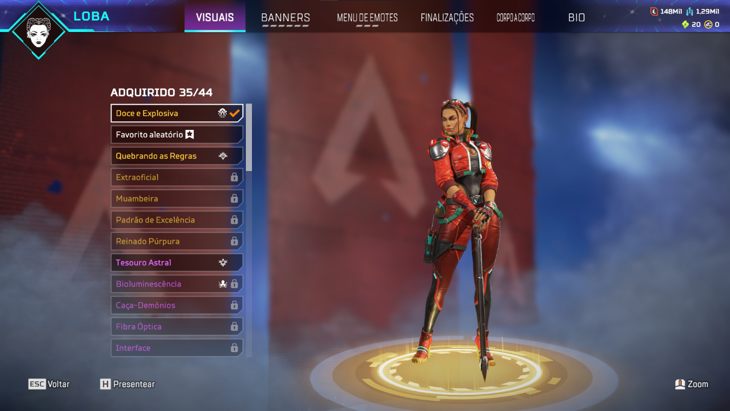 CONTA APEX LEGENDS 2 HERANÇAS