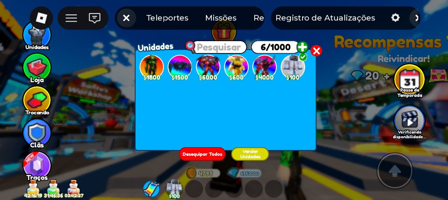 Melhores unidades TTD