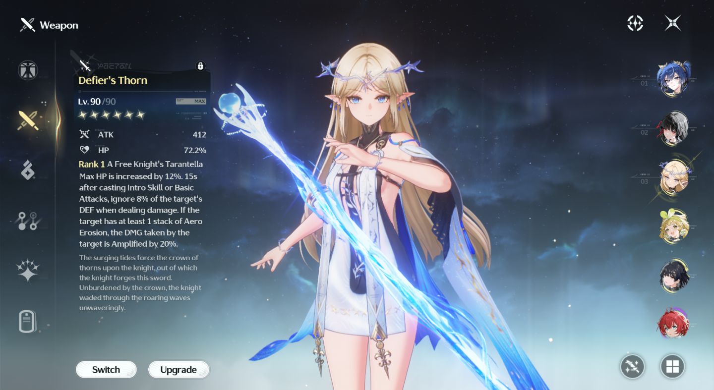 CONTA RANK 70 WUWA IUNO S6R2 + CHISA S0R1+Cartethyia S0R1