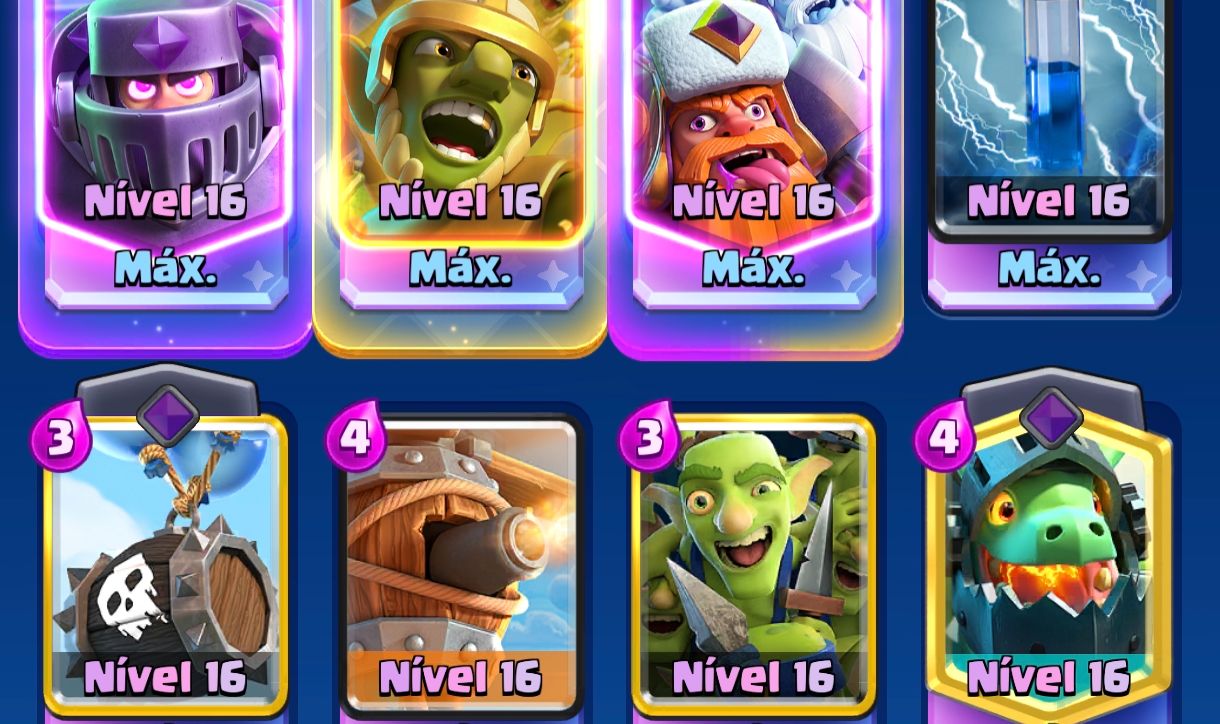 Conta com vrs deck nível máximo para o competitivo, 9 anos de conta .