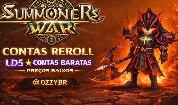 Summoners War | Contas Rerolls | LDs | Nat5 | Summonada |