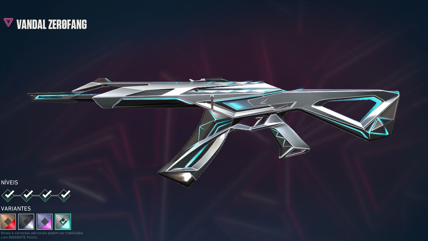 [VALOR NEGOCIAVEL] Conta Valorant com Phantom Espectro, Vandal Zerofang e Sherif